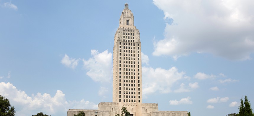 Louisiana State Capitol in Baton Rouge.