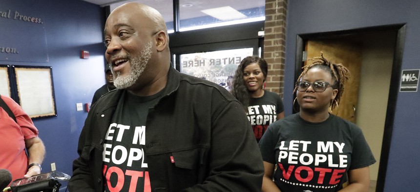 Formerly incarcerated activist Desmond Meade pushed for the amendment in Florida that restored voting rights to 1.4 million formerly incarcerated people.