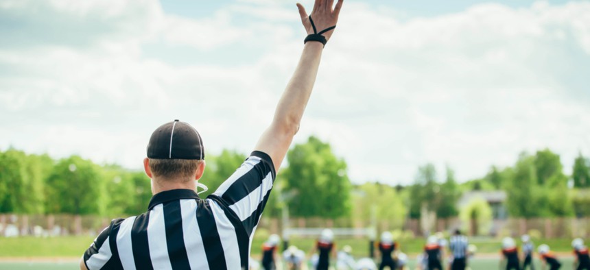 Twenty-three states have passed laws, statutes or resolutions that protect referees and other sports officials.