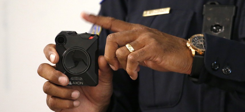 The push for police body cameras began about five years ago after several high-profile police shootings.