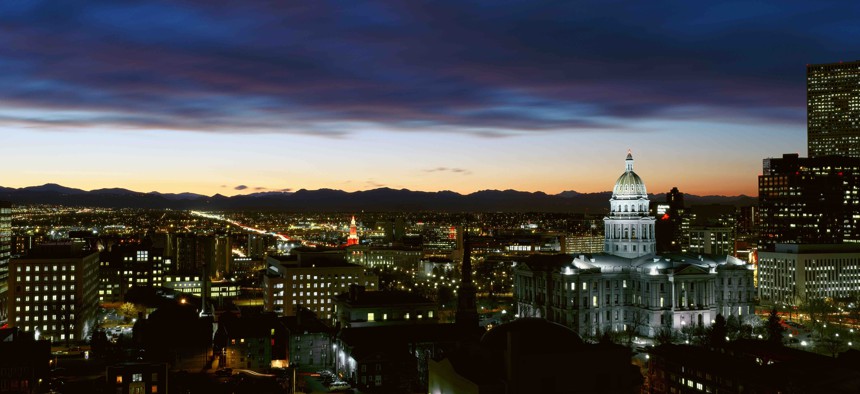 The Colorado state Capitol, in Denver.