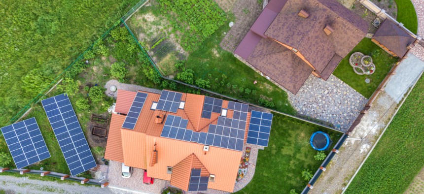 Solar-panel adoption is particularly contagious.