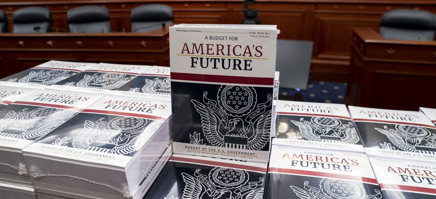 President Donald Trump's budget request for fiscal year 2021 arrives at the House Budget Committee on Capitol Hill in Washington, Monday, Feb. 10, 2020.