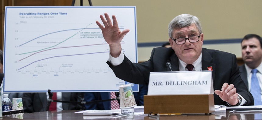 U.S. Census Bureau Director Steven Dillingham testifies during a hearing of the House Committee on Oversight and Reform, on Capitol Hill, Wednesday, Feb. 12, 2020, in Washington. 