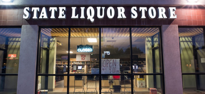 A liquor store in Moab, Utah.
