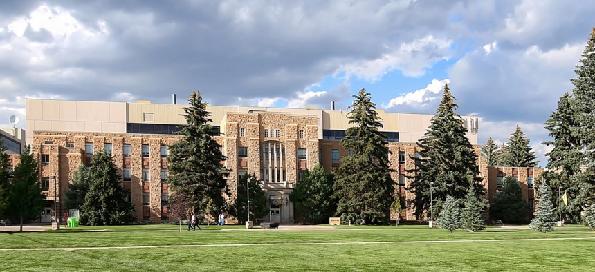 The campus of the University of Wyoming in Laramie.