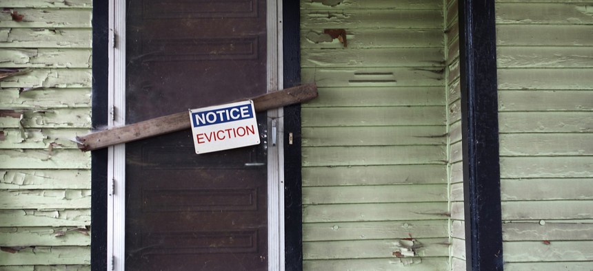 Stalling evictions during the outbreak can protect vulnerable populations as well as stem the spread of the virus, advocates said.