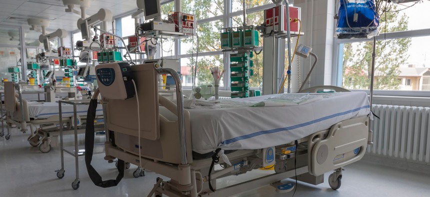 Many hospitals are facing a shortage of beds and ventilators.