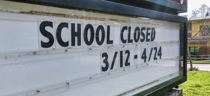 A school near Seattle is closed for over a month. So far, the greatest clusters of the disease, and the most aggressive responses to it, have indeed been centered in a few large, Democratic-leaning metropolitan areas, including Seattle.