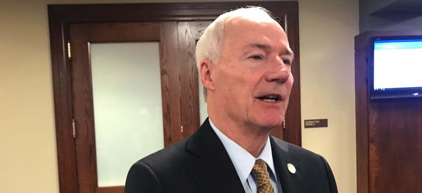 Arkansas Gov. Asa Hutchinson said the payments would "alleviate some of the financial stress" for the roughly 26,000 caregivers who are eligible to receive them.