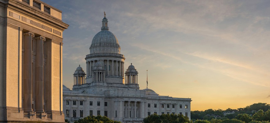 The Rhode Island State Capitol building.