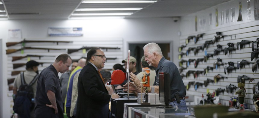 A gun shop in Riverside, California in 2015.