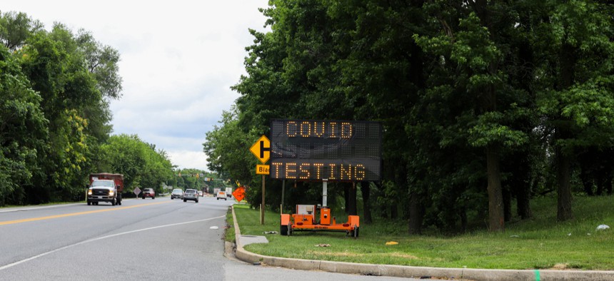 Montgomery County, Maryland abruptly closed all public coronavirus testing sites on Friday.
