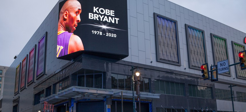 A tribute to Kobe Bryant following his death.