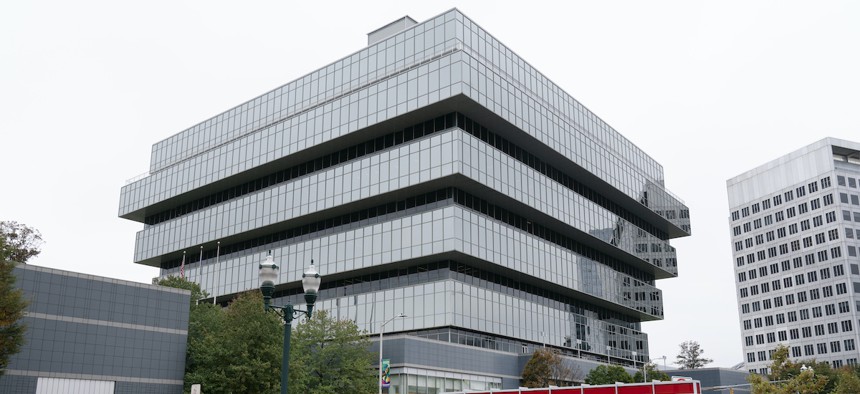 This Wednesday, Oct. 21, 2020 photo shows Purdue Pharma headquarters in Stamford, Conn. 