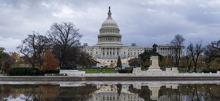 The Capitol is seen in Washington, Monday, Nov. 30, 2020.