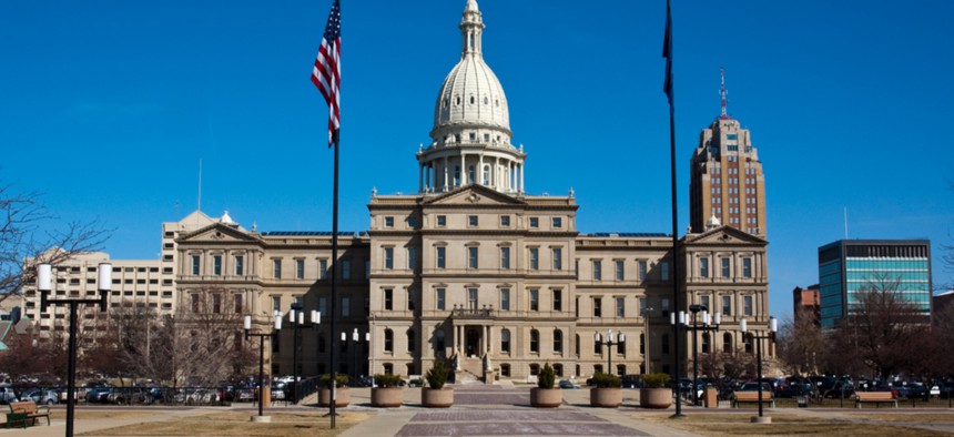 The Michigan State Capital in Lansing.