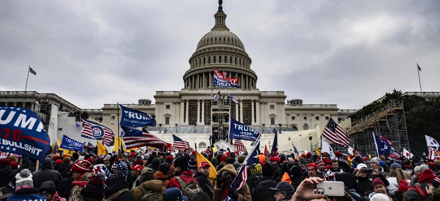 Pro-Trump supporters violently breached the U.S. Capitol Building on Wednesday.