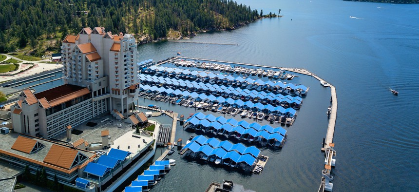 Coeur d'Alene, Idaho.                                                