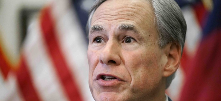 In this June 8, 2021, file photo, Texas Gov. Greg Abbott speaks at a news conference in Austin, Texas. Abbott tested positive for COVID-19 on Tuesday, Aug. 17, 2021, according to his office.