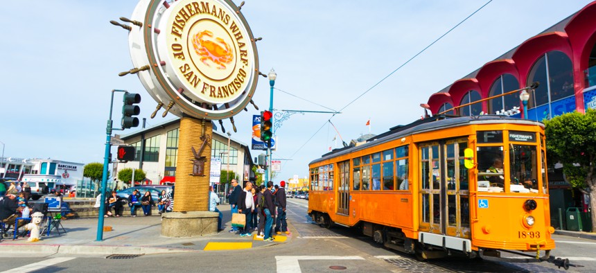 San Francisco's famous streetcars have been missing from the streets for much of the pandemic. 