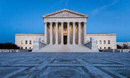 The U.S. Supreme Court building.