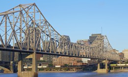 Martin Luther King Bridge in St. Louis
