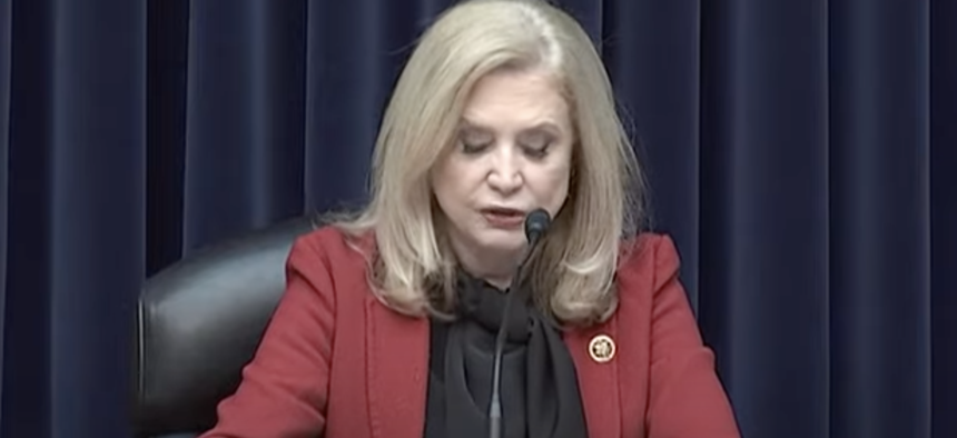 New York Rep. Carolyn Maloney of New York, the Democratic chairwoman of the House Oversight Committee