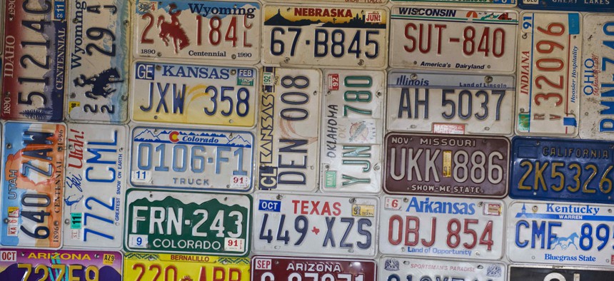 State officials are bringing back old designs of license plates in many states.