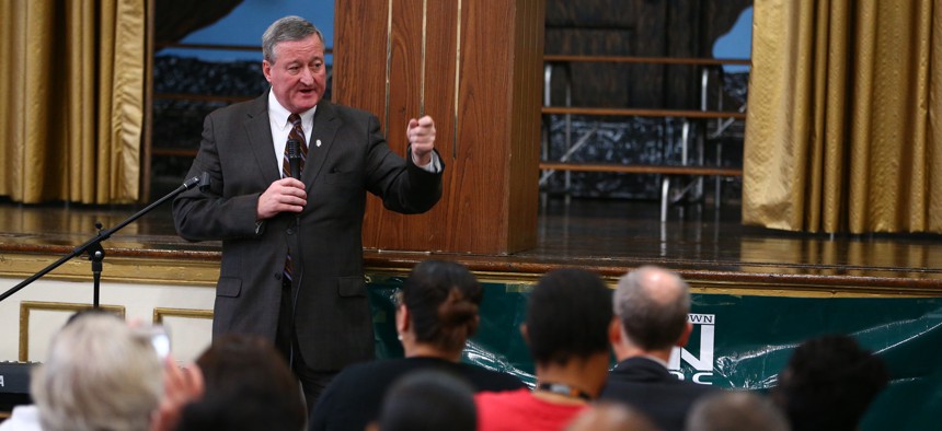 Mayor Jim Kenney was elected to office in 2015 with more than 85% of the vote. His second term is up in 2024.