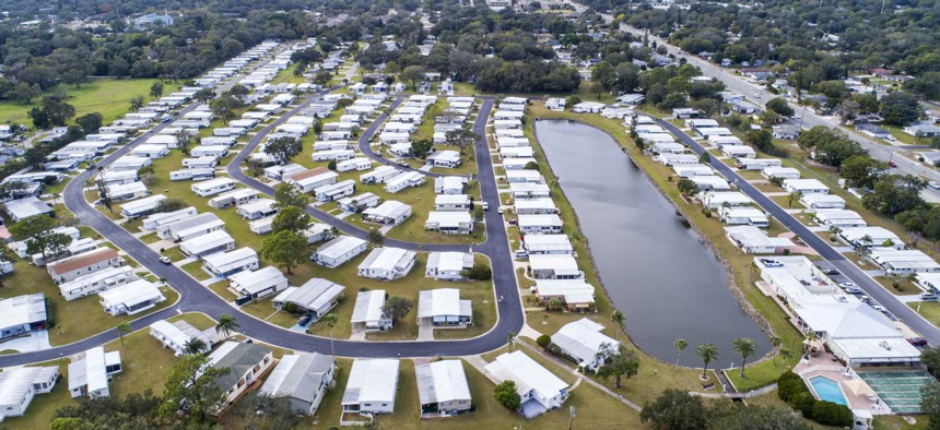 Saralake Estates Mobile Home Park, located in In Sarasota, Florida.