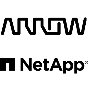 Arrow Electronics & NetApp's logo