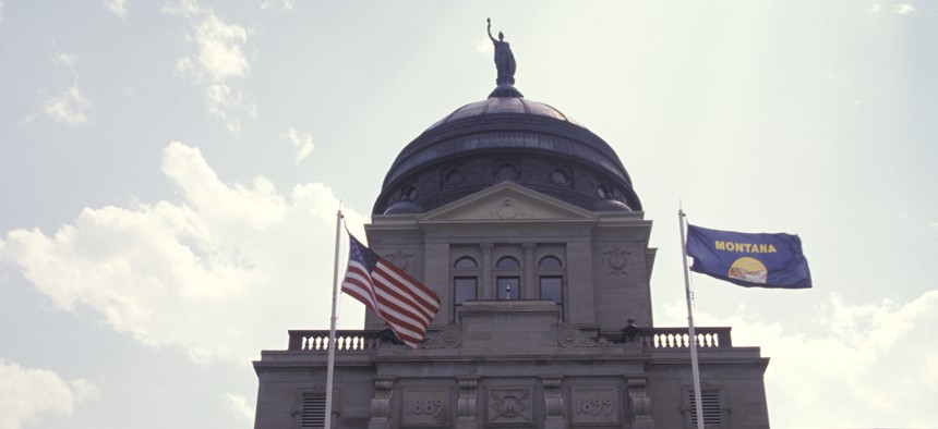 The Montana Capitol Building.