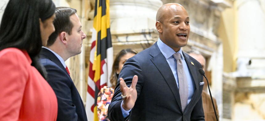 Maryland Gov. Wes Moore signed into law a first-in-the-nation bill creating a statewide paid service-year option for Maryland high school graduates.