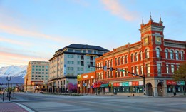 Provo, Utah, pictured here, ranked first among large cities. 