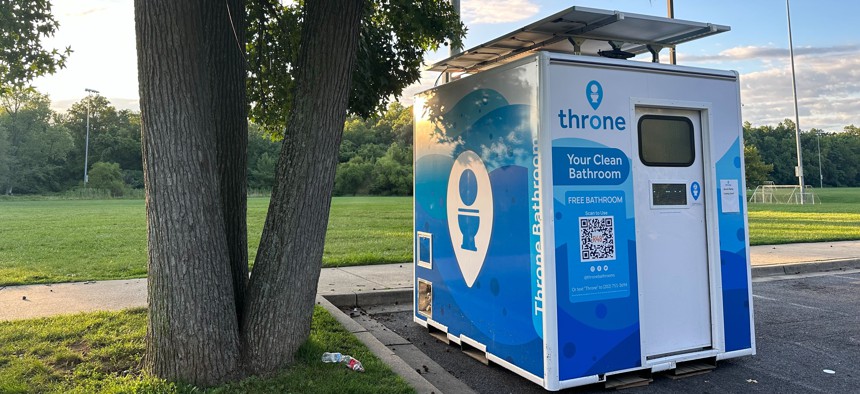 Hyattsville, Maryland, is using portable toilets from a local business, Throne Labs, in several of its parks.