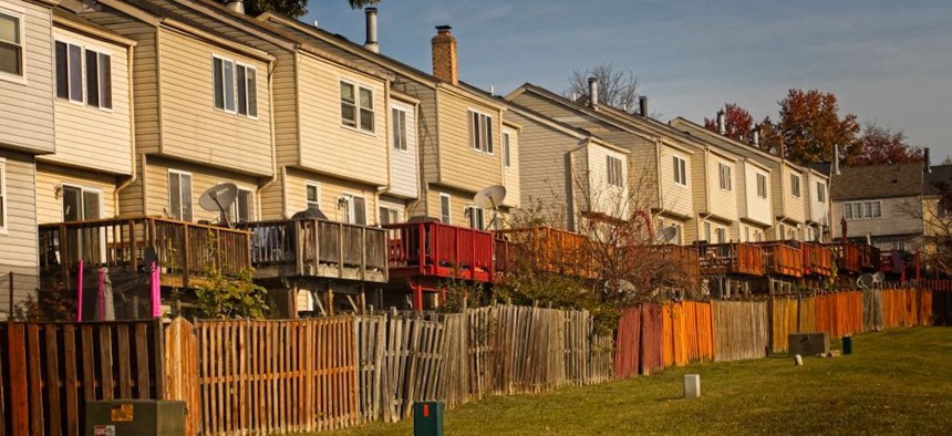 Housing development in Woodbridge, Virginia. 