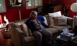 Cynthia Crawford, 87, despite a stroke and increasing signs of dementia, is trying to hold on and live her last few years in her own home on July 1, 2021, in the village of Stonington, Connecticut. It is a difficult decision because she requires supervision and care with daily tasks. 