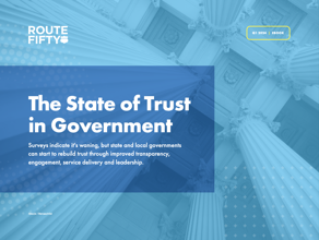 The State of Trust in Government