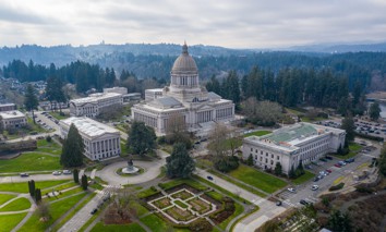 The State Capitol building in Olympia, Washington