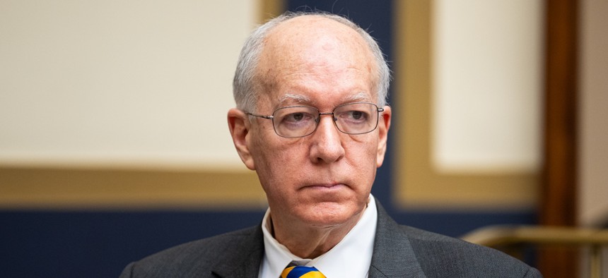Rep. Bill Foster, D-Ill., attends the House Financial Services Committee hearing on "The Annual Testimony of the Secretary of the Treasury on the State of the International Financial System" on Wednesday, May 7, 2025. 