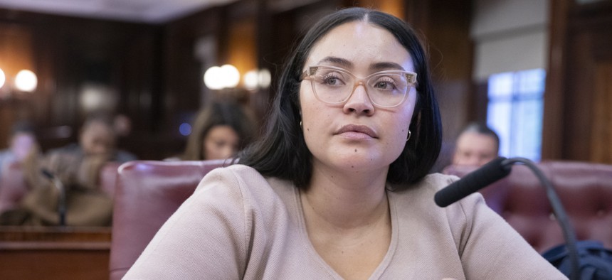 New York City Council Technology Committee Chair Jennifer Gutiérrez carried two of the bills in the chamber’s artificial intelligence regulation package.