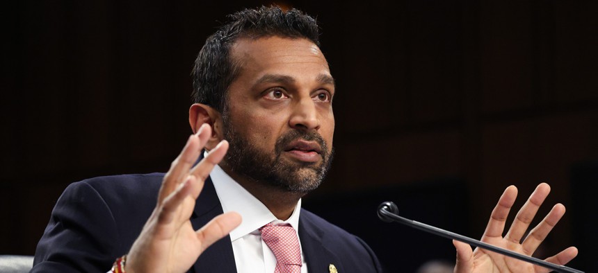 Federal Bureau of Investigation (FBI) Director Kash Patel testifies during a Senate Judiciary Committee hearing in the Hart Senate Office Building on September 15, 2026 in Washington, DC.