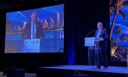 NASCIO President JR Sloan addresses the audience during the organization's annual conference Monday, Sept. 28, 2026, in San Diego. Sloan and other state CIOs hosted a discussion on digital identity policies, practices and trends across the U.S.