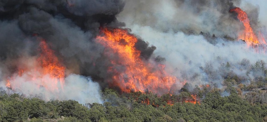 The West Valley Fire has been burning near the town of New Harmony in southwest Utah