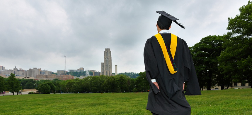 The report calculates the difference between the share of people with college education and the share of jobs that typically require that much education.