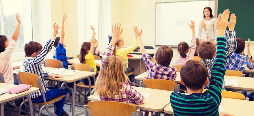 Teachers tend to have better benefits than their private-sector counterparts, but those aren't enough to offset the difference in wages, the analysis says.