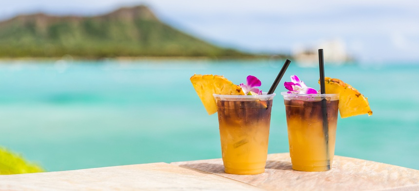 The bill, passed 7-2, bans businesses and restaurants from using plastic straws and utensils and serving food and beverages in containers made of polystyrene foam.