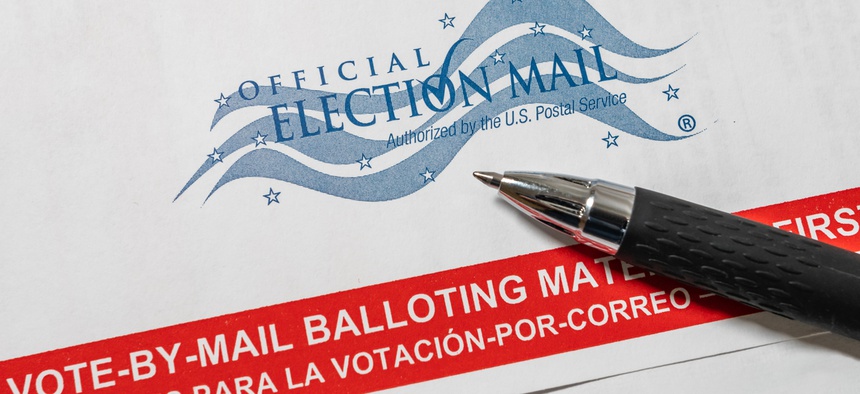 A Florida mail-in ballot. 