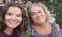 Sara Knotts and her mother, Anne Ashcraft. Ashcraft, 62, died of brain cancer on Oct. 11, three weeks before Election Day.